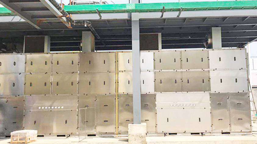 阿爾法藥業(yè)污泥低溫干化機應(yīng)用