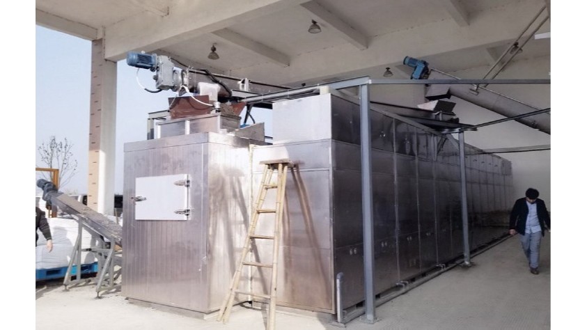 椒江前所水處理污泥低溫干化機(jī)應(yīng)用